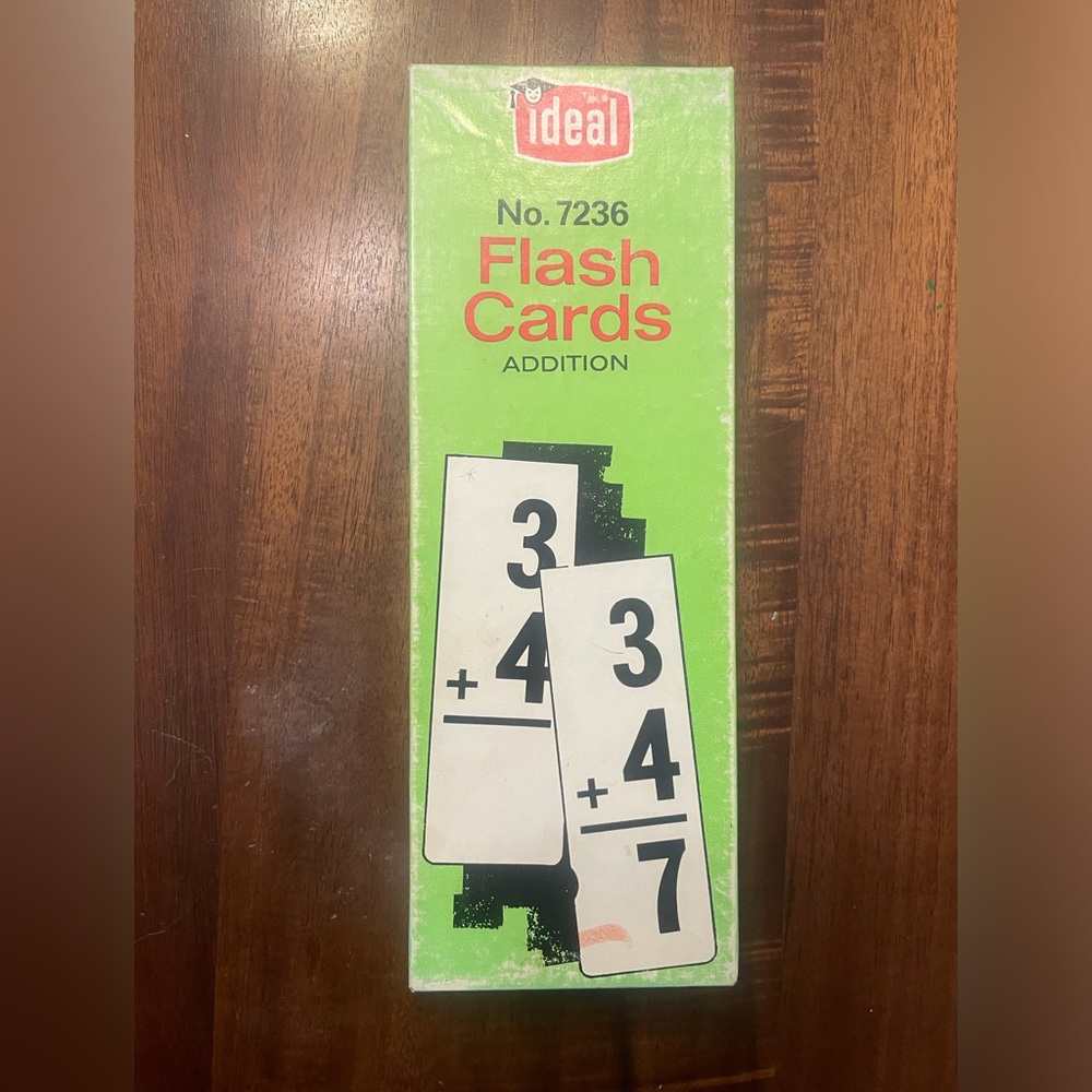 Vintage Ideal Flash Cards - Addition